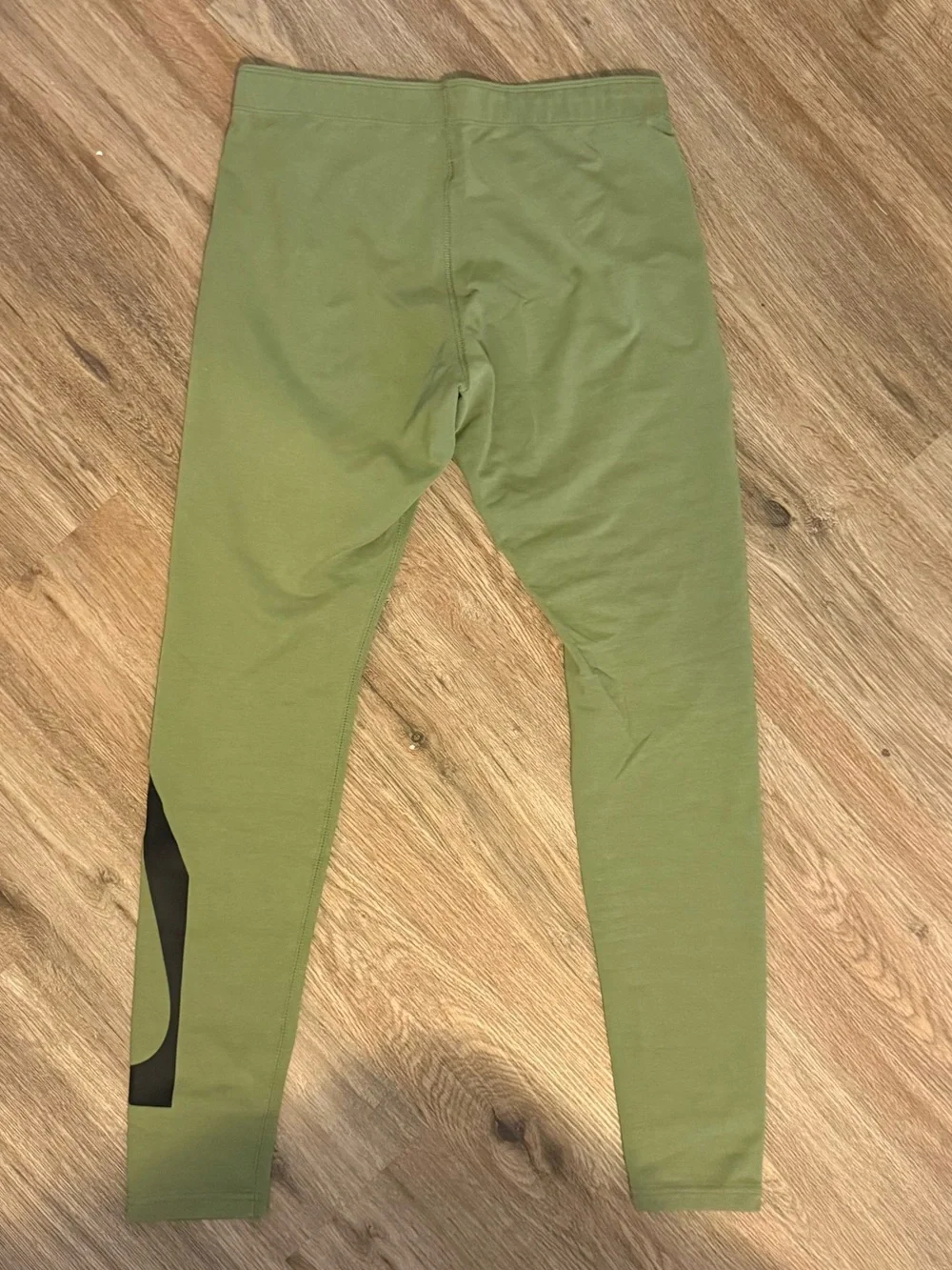 Nike Olive Green Leggings with Side Logo